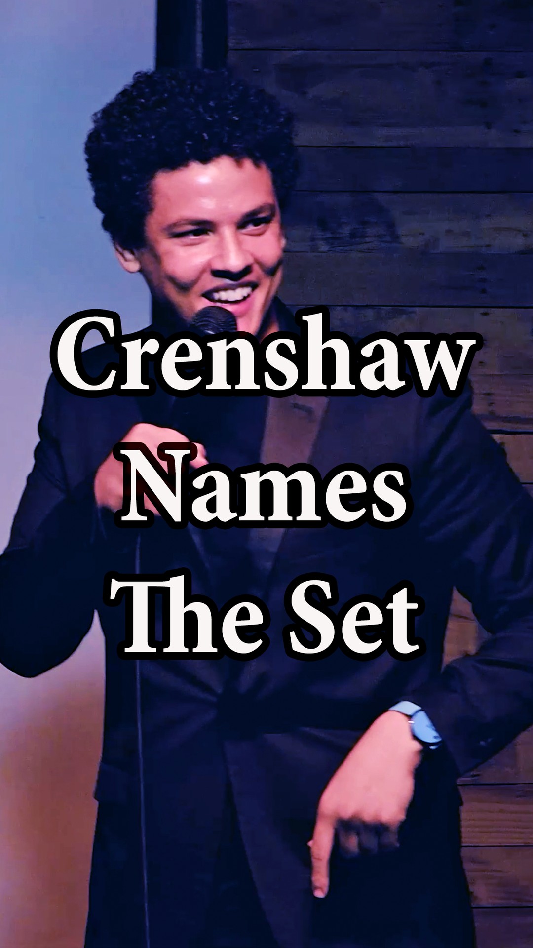 Crenshaw Names the Set